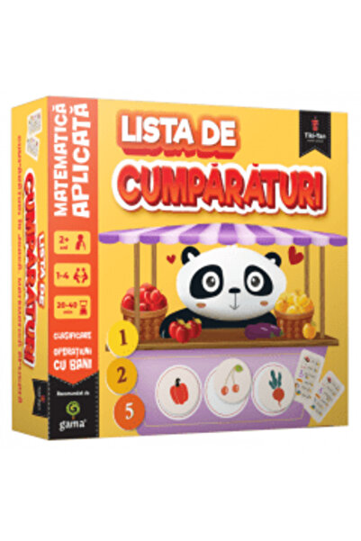 Tiki-Tan Jocuri, Listă de cumpărături