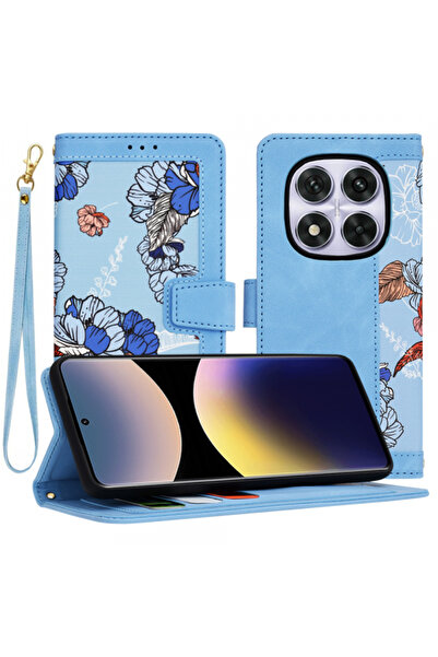 Xiaomi Husa pentru Poco X7 / Note 14 Pro 5G, Techsuit, FlipCraft, Bleu