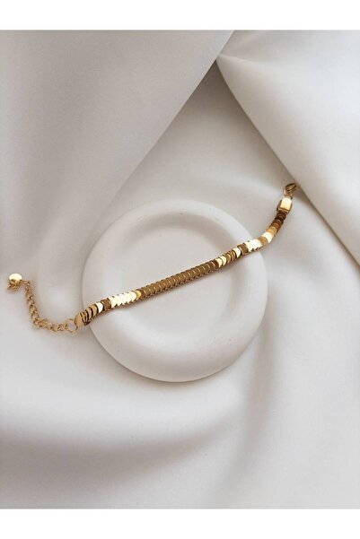 Minne Jewelry-Accessory سوار من الفولاذ على شكل ظهر السمكة - سوار ذهبي اللون ...