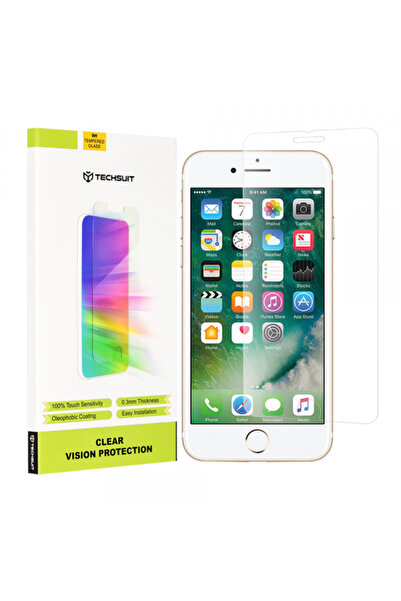 Apple Techsuit Clear Vision Screen Protector for iPhone SE (2022) / SE (2020)...