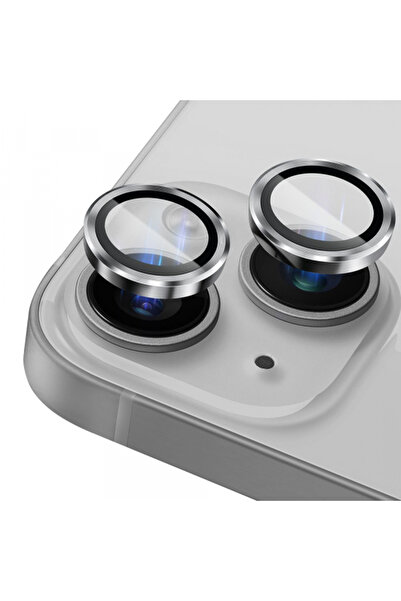 Apple Lito S+ Rear Camera Screen Protector for iPhone 14, Tempered Glass, Silver