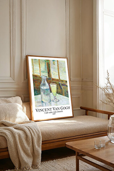 Dekorsiahome Tablouri dintr-o singură bucată cu rame din lemn pentru sufrager...