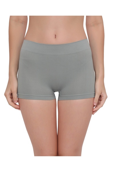 Glamroot Women's Seamless No show, No panty lines Boyshort Panty, Beige, Size S-XL