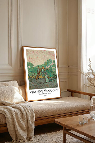 Dekorsiahome Tablouri dintr-o singură bucată cu rame din lemn pentru sufrager...