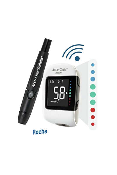 ACCU CHECK Wireless blood glucose meter and lancing pen + 3 boxes of 50 test strips (150 strips)