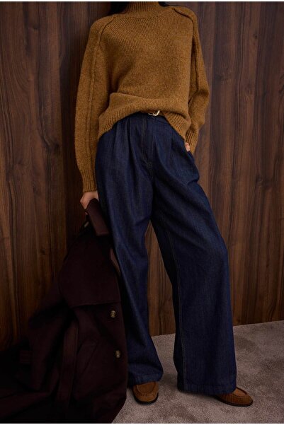 HEQA Pulover de alpaca muștar