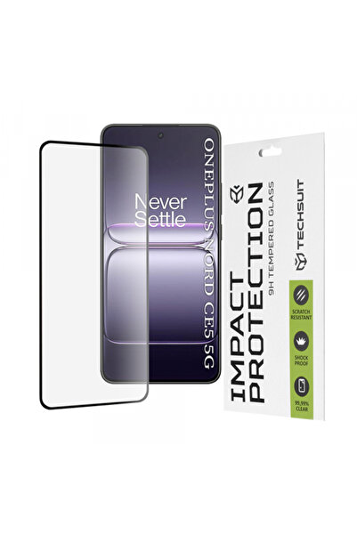 Oneplus Techsuit Screen Protector for Nord CE5, Tempered Glass, Full Glue, 111D,