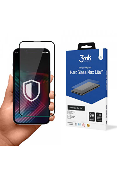 Apple Folie de protectie Ecran 3MK HardGlass Max Lite pentru iPhone 14 / 13 P...