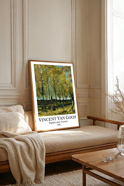 Dekorsiahome Tablouri dintr-o singură bucată cu rame din lemn pentru sufrager...