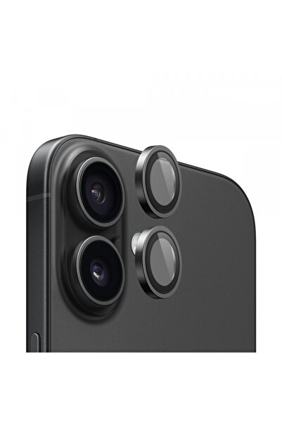 Apple Blueo Metal Frame Rear Camera Protector for iPhone 16 Plus / 16, Glass