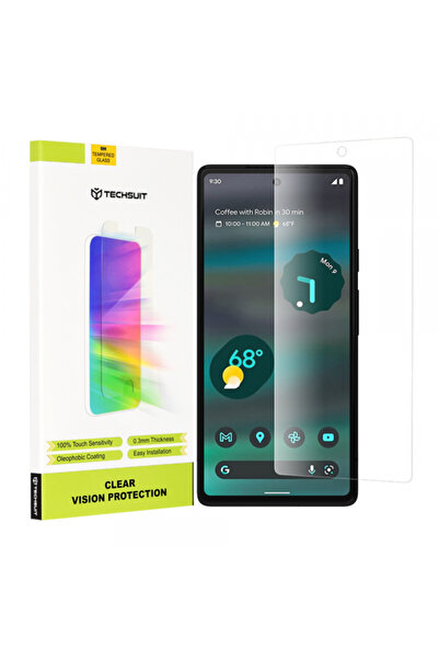 Google Folie de protectie Ecran Techsuit Clear Vision pentru Pixel 6a, Sticla Securizata, Full Glue