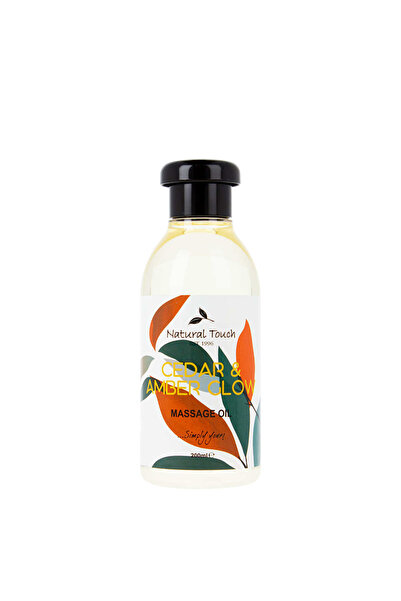 Natural Touch Cedar Amber Massage Oil 200 ml