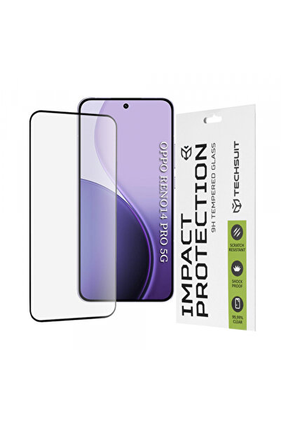 OPPO Folie de protectie Ecran Techsuit pentru Reno14 Pro, Sticla Securizata, ...