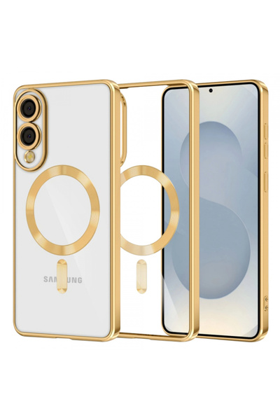 Samsung Husa MagSafe pentru Galaxy S25 Edge S937, Techsuit, Luxury Crystal, A...