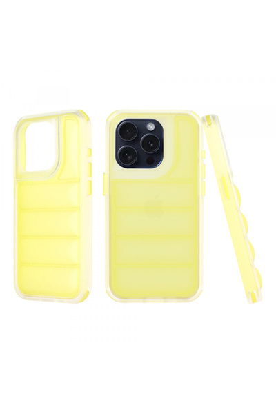 Apple Husa pentru iPhone 15 Pro, Techsuit, Wave Shield, Galbena