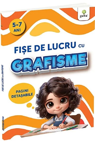 Gama Fișe de lucru, Grafică 5-7 ani, Pagini detașabile, Ilustrații color
