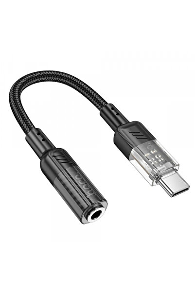 Hoco Adaptor audio USB-C - 3.5mm LS37, Negru
