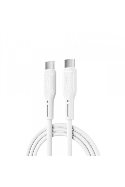 Universal USB-C Data and Charging Cable - USB-C WiWu Wi-C043E Starlink, 60W, 1m, White