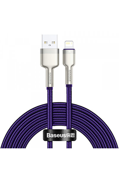 Apple Cablu Date si Incarcare USB-A - Lightning Baseus Cafule Metal Series, 1...