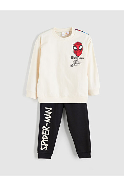 LC Waikiki Spider-Man Boys' Sweatshirt and Sweatpants