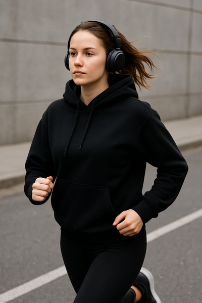 LC Waikiki سويت شيرت نسائي مبطن بالصوف عالي الجودة من ديلوكس