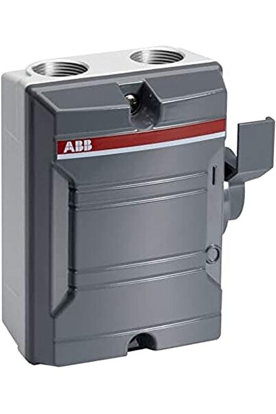 ABB عازل مقاوم للعوامل الجوية 25 أمبير 3 نقاط رمادي KSE325 مفتاح مغلق فاصل TP...