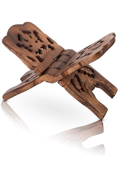 Generic Foldable Wooden Quran/Book Stand, 30 x 10 x 30 cm, 1 Piece - Al Fakhama