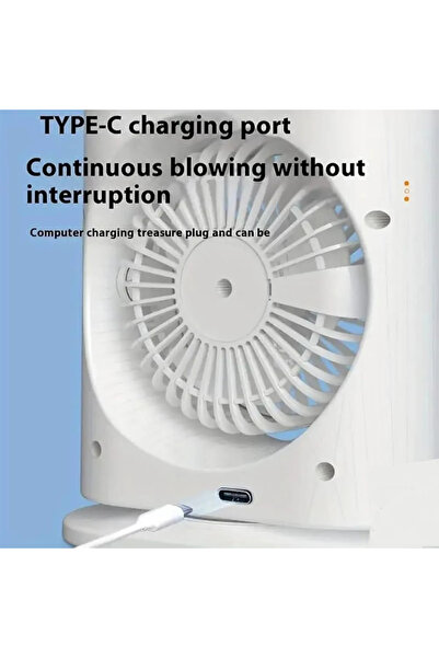 Denx DX2608 2-in-1 Dual Mist Fan with 90° Rotation and Remote Control