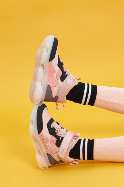 Vicco Heel Havalı Taban Kız Okul Öncesi Pudra Bot