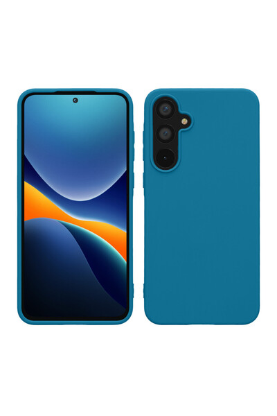 KWmobile Θήκη για Samsung Galaxy A55, Μπλε, Σιλικόνη, KWM000021MG014C