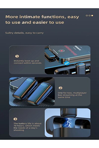 MOOGMAX High-definition wireless microphone with 38dB sensitivity. Wireless microphone with up to 12 hours of battery life.