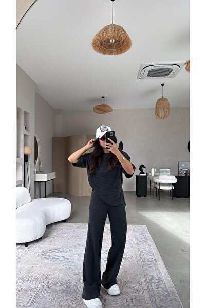 Buket Teke Anthracite Soft Bottom and Top Set