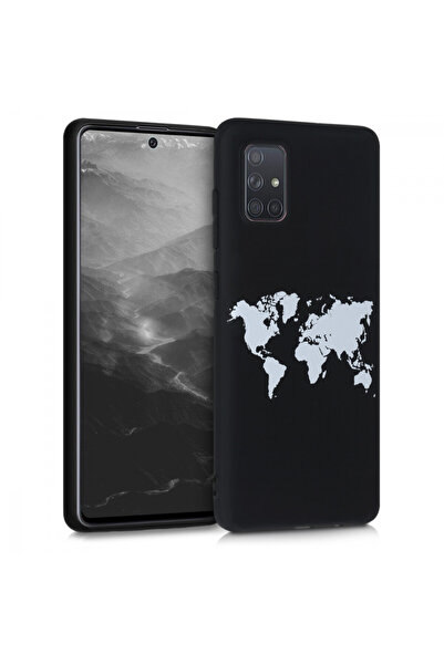 KWmobile Калъф за Samsung Galaxy A71, Силиконов, Черен, 51207.03