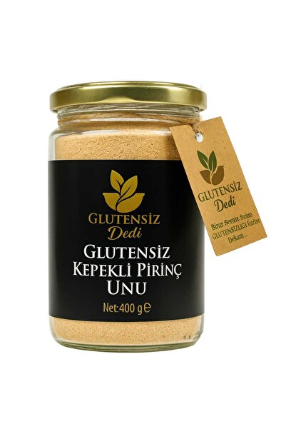 Glutensiz Dedi Glutensiz Kepekli Pirinç Unu 400 Gr