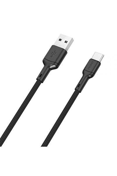 DUDAO USB-A - USB-C L9T Καλώδιο Δεδομένων και Φόρτισης, 100W, 1μ, Μαύρο