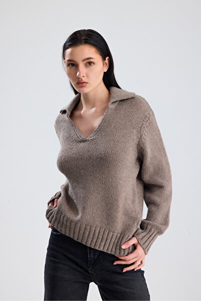 Figo Polo Neck Women's Sweater