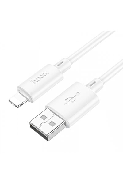 Apple Cablu Date si Incarcare USB-A - Lightning HOCO X88, 18W, 1m, Alb