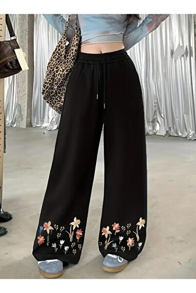 Le Vion Kadın Baskılı Baggy Bol Paça Eşofman Altı