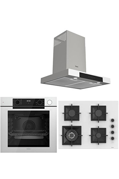 Ferre STEAM PLUS 65 SERİSİ 3LÜ CAM ANKASTRE SET (QEP64CB-SC406-D101)