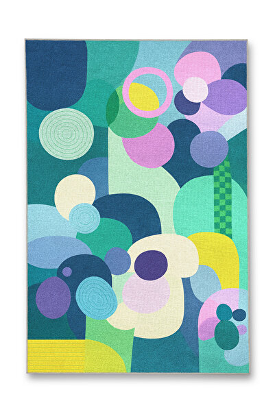 Rugs Modern Halı MOSSO Χαλί με θέμα το πρόσωπο, υφαντό, vintage διακοσμητικό ...