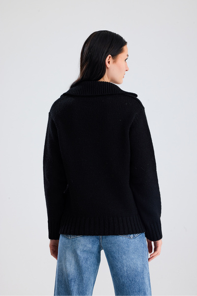 Figo Polo Neck Women's Sweater