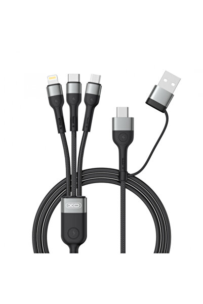 Apple Cablu Încărcare USB-A / USB-C - Lightning / microUSB / USB-C XO Design ...