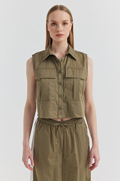 PAULMARK Women's Zero Sleeve Cover Pocket Vest