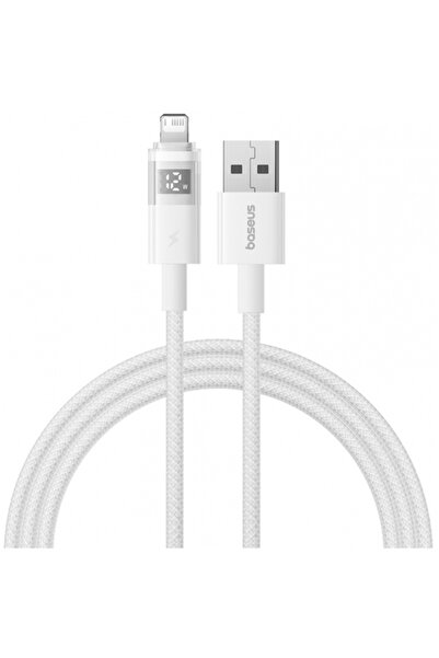 Apple Baseus Display 2 USB-A - Lightning Data and Charging Cable, 12W, 1m, White P10382700211-00