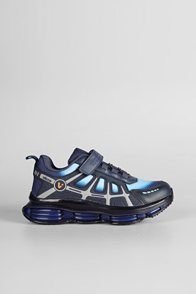 Vicco Kontra Havalı Taban Boys' Navy Blue Sports Shoes