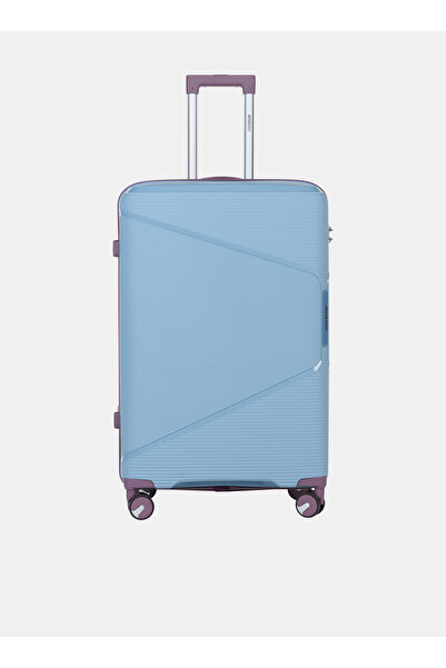 BRITISH TOURISTER 3 Piece Polypropylene Hard side Luggage Set with TSA Lock | Small, Medium, Large) - Grey Blue