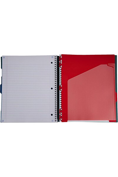 Generic Five Star 3-Subject Spiral Notebook, College Ruled, 11 x 8.5 in, 150 Sheets, Spiral Guard & Dividers