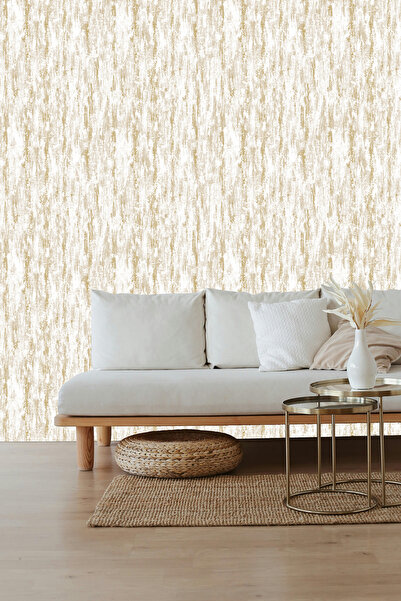 Golden DUVAR KAĞIDI-BORDÜR Proje Serisi Simli Tamamen Silinebilir Nonwoven / ...