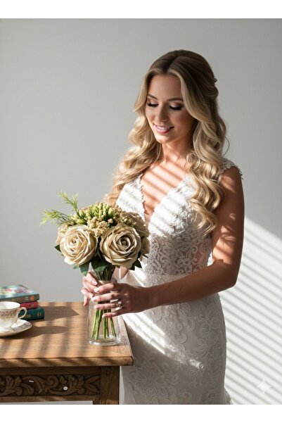 tml temalife Gelin Eli Gül Buketi Aranjmanlı El Buketi Nikah Kına Söz Gül Dem...