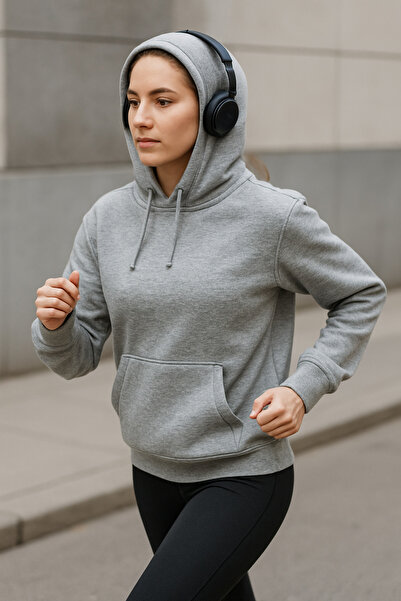 LC Waikiki De Lux Premium Quality Fleece-Lined Women's Sweatshirt